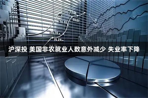 沪深投 美国非农就业人数意外减少 失业率下降
